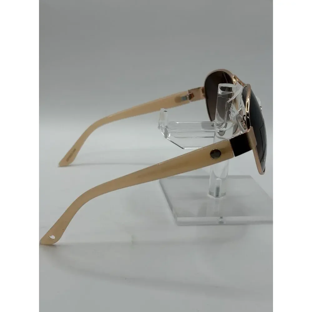 Juicy Couture Aviator Sunglasses Brown Gradient Rose Gold Beige Women WJC61SG28S